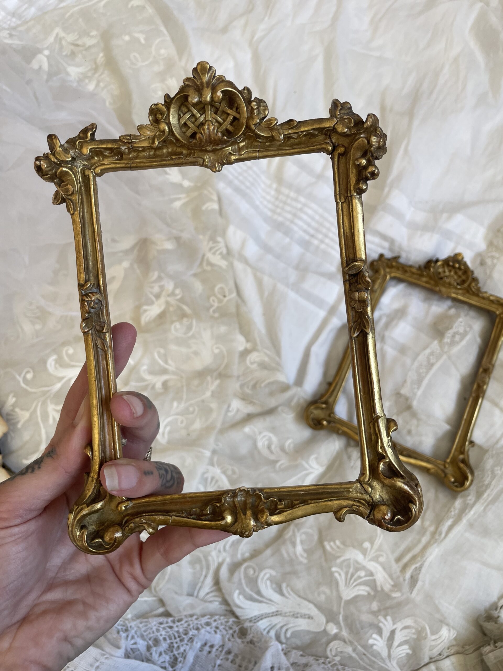 CADRE DE STYLE LOUIS XV ROCAILLE