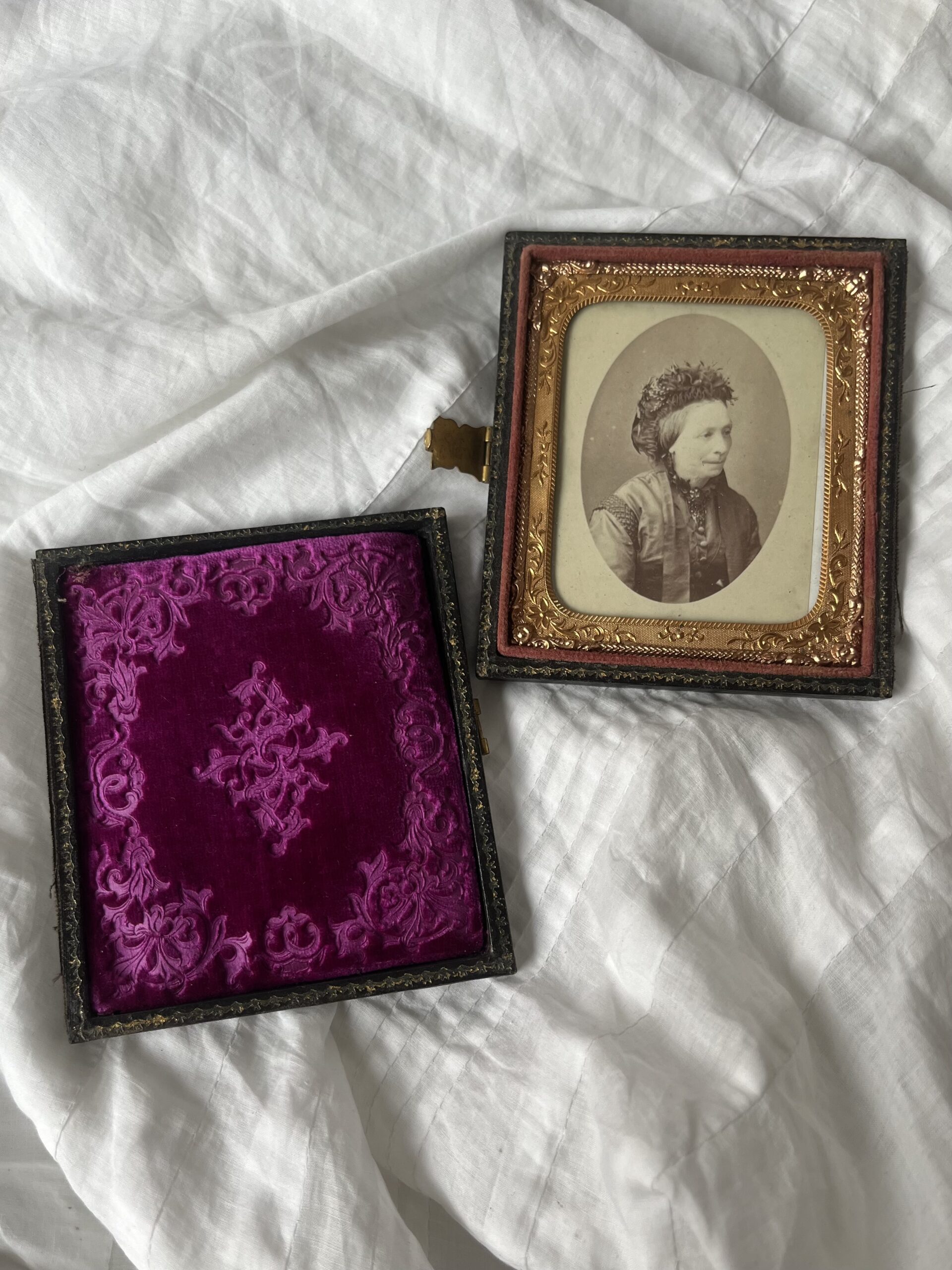 COFFRET PHOTOGRAPHIQUE XIXÈME SIÈCLE