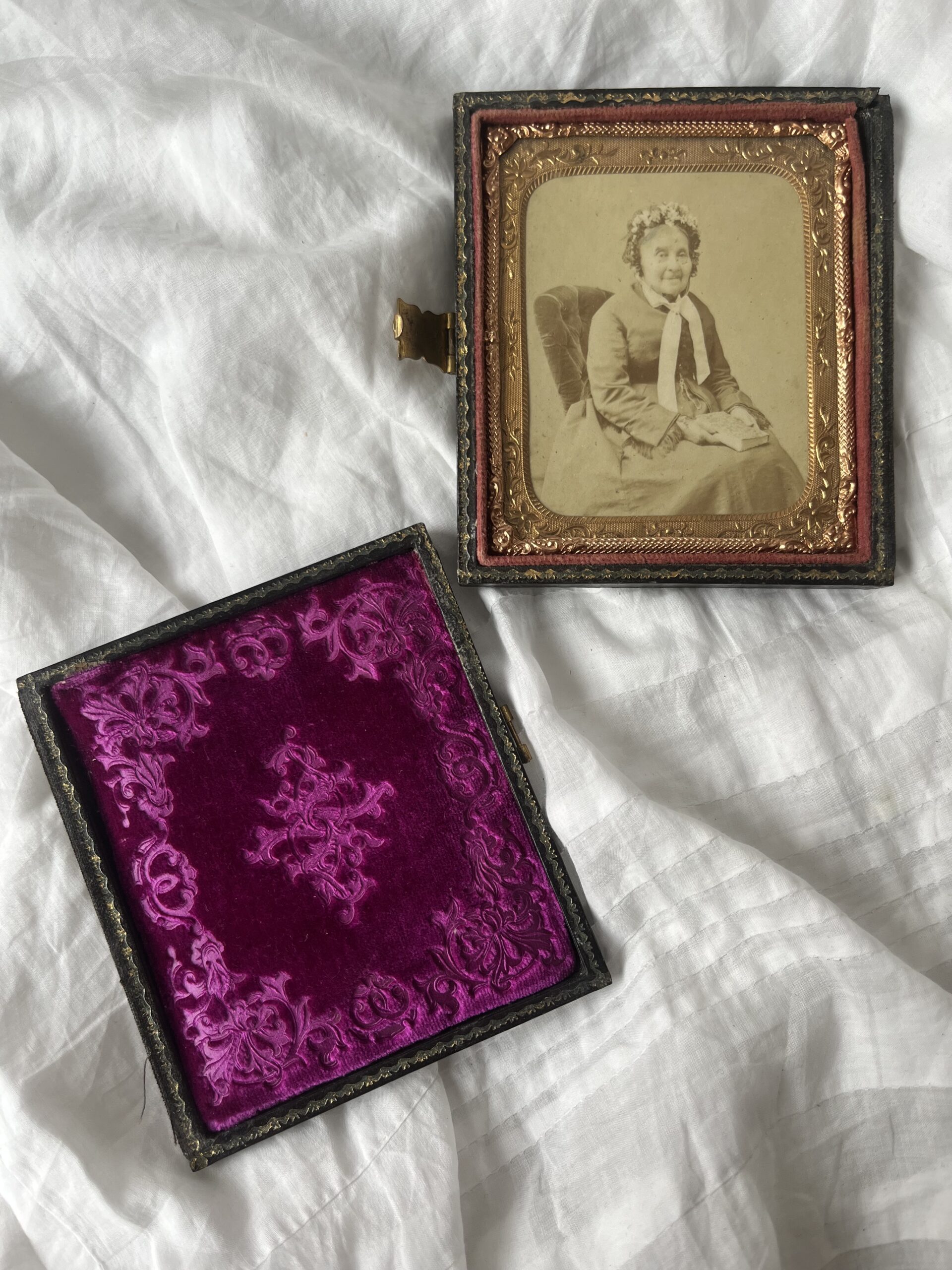 COFFRET PHOTOGRAPHIQUE XIXÈME SIÈCLE